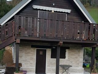 réfection façade de chalet